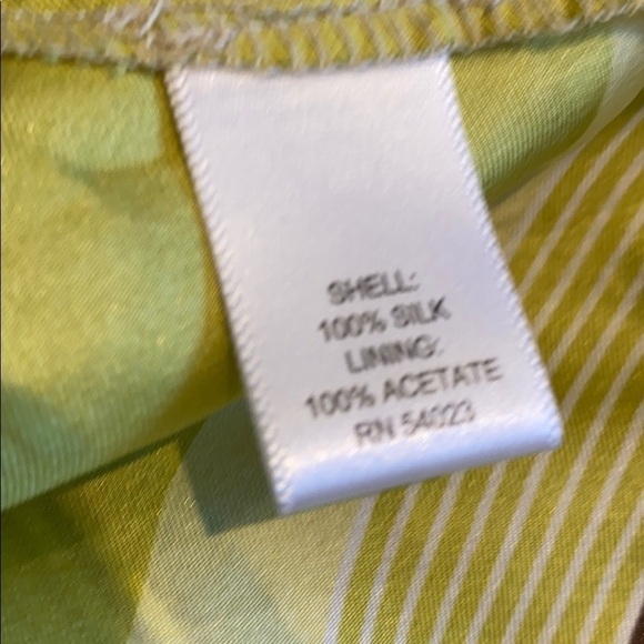 Banana Republic striped silk strapless dress 6 - Picture 7 of 8